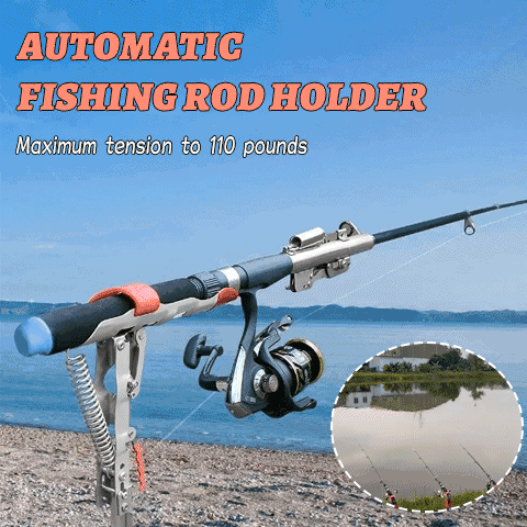 Automatic Fishing Rod Holder(maximum tension to 110 pounds)