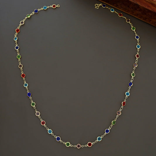 Multicolour Long Neckpiece